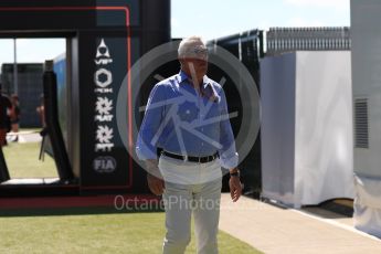 World © Octane Photographic Ltd. Formula 1 - British GP - Paddock. Lance Stroll father Lawrence Stroll. Silverstone Circuit, Towcester, UK. Sunday 8th July 2018.