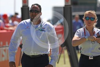 World © Octane Photographic Ltd. Formula 1 – British GP - Paddock. Williams Martini Racing chef - Michael Caines. Silverstone Circuit, Towcester, UK. Sunday 8th July 2018.