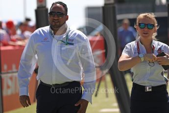 World © Octane Photographic Ltd. Formula 1 – British GP - Paddock. Williams Martini Racing chef - Michael Caines. Silverstone Circuit, Towcester, UK. Sunday 8th July 2018.