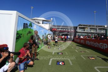 World © Octane Photographic Ltd. Formula 1 – British GP - Paddock. Fan Zone. Silverstone Circuit, Towcester, UK. Sunday 8th July 2018.