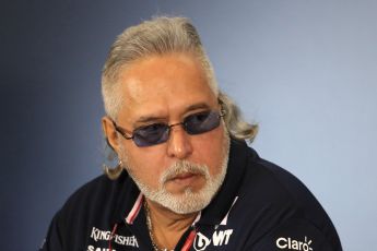 World © Octane Photographic Ltd. Formula 1 - British GP - Friday FIA Team Press Conference. Vijay Mallya - Shareholder and Team Principal of Sahara Force India. Silverstone Circuit, Towcester, UK. Friday 6th July 2018.