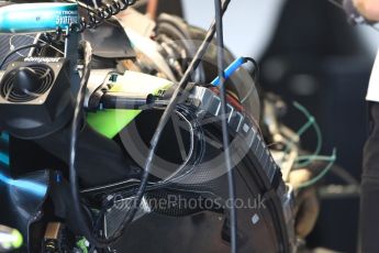 World © Octane Photographic Ltd. Formula 1 – British GP - Pit Lane. Mercedes AMG Petronas Motorsport AMG F1 W09 EQ Power+. Silverstone Circuit, Towcester, UK. Thursday 5th July 2018.