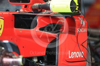 World © Octane Photographic Ltd. Formula 1 – British GP - Pit Lane. Scuderia Ferrari SF71-H. Silverstone Circuit, Towcester, UK. Thursday 5th July 2018.