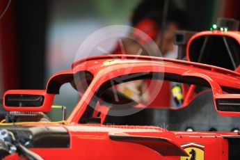 World © Octane Photographic Ltd. Formula 1 – British GP - Pit Lane. Scuderia Ferrari SF71-H. Silverstone Circuit, Towcester, UK. Thursday 5th July 2018.