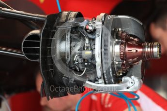 World © Octane Photographic Ltd. Formula 1 – British GP - Pit Lane. Scuderia Ferrari SF71-H. Silverstone Circuit, Towcester, UK. Thursday 5th July 2018.