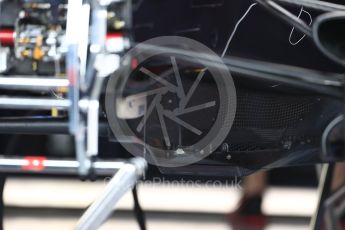 World © Octane Photographic Ltd. Formula 1 – British GP - Pit Lane. Aston Martin Red Bull Racing TAG Heuer RB14. Silverstone Circuit, Towcester, UK. Thursday 5th July 2018.