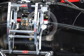 World © Octane Photographic Ltd. Formula 1 – British GP - Pit Lane. Aston Martin Red Bull Racing TAG Heuer RB14. Silverstone Circuit, Towcester, UK. Thursday 5th July 2018.