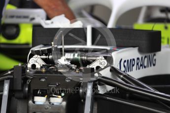 World © Octane Photographic Ltd. Formula 1 – British GP - Pit Lane. Williams Martini Racing FW41. Silverstone Circuit, Towcester, UK. Thursday 5th July 2018.