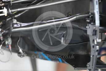 World © Octane Photographic Ltd. Formula 1 – British GP - Pit Lane. Williams Martini Racing FW41. Silverstone Circuit, Towcester, UK. Thursday 5th July 2018.