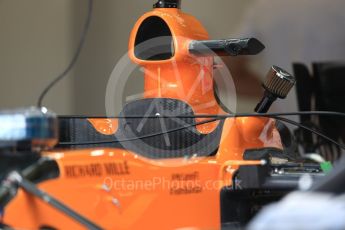 World © Octane Photographic Ltd. Formula 1 – British GP - Pit Lane. McLaren MCL33. Silverstone Circuit, Towcester, UK. Thursday 5th July 2018.