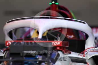 World © Octane Photographic Ltd. Formula 1 – British GP - Pit Lane. Alfa Romeo Sauber F1 Team C37. Silverstone Circuit, Towcester, UK. Thursday 5th July 2018.
