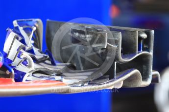 World © Octane Photographic Ltd. Formula 1 – British GP - Pit Lane. Scuderia Toro Rosso STR13. Silverstone Circuit, Towcester, UK. Thursday 5th July 2018.