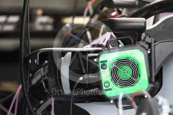 World © Octane Photographic Ltd. Formula 1 – British GP - Pit Lane. Haas F1 Team VF-18. Silverstone Circuit, Towcester, UK. Thursday 5th July 2018.