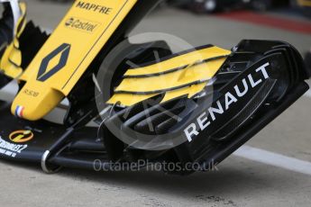 World © Octane Photographic Ltd. Formula 1 – British GP - Pit Lane. Renault Sport F1 Team RS18. Silverstone Circuit, Towcester, UK. Thursday 5th July 2018.