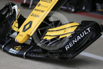 World © Octane Photographic Ltd. Formula 1 – British GP - Pit Lane. Renault Sport F1 Team RS18. Silverstone Circuit, Towcester, UK. Thursday 5th July 2018.