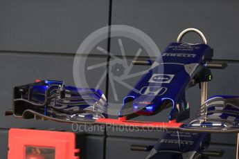 World © Octane Photographic Ltd. Formula 1 – British GP - Pit Lane. Scuderia Toro Rosso STR13. Silverstone Circuit, Towcester, UK. Thursday 5th July 2018.