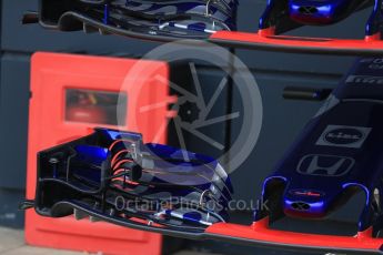 World © Octane Photographic Ltd. Formula 1 – British GP - Pit Lane. Scuderia Toro Rosso STR13. Silverstone Circuit, Towcester, UK. Thursday 5th July 2018.