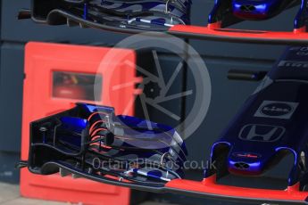 World © Octane Photographic Ltd. Formula 1 – British GP - Pit Lane. Scuderia Toro Rosso STR13. Silverstone Circuit, Towcester, UK. Thursday 5th July 2018.