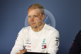 World © Octane Photographic Ltd. Formula 1 – Canadian GP - Thursday Driver Press Conference. Mercedes AMG Petronas Motorsport AMG F1 W09 EQ Power+ - Valtteri Bottas. Circuit Gilles Villeneuve, Montreal, Canada. Thursday 7th June 2018.