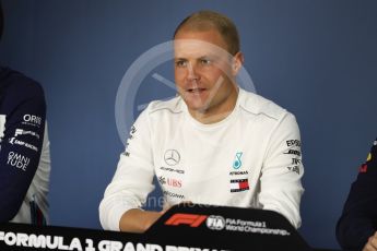 World © Octane Photographic Ltd. Formula 1 – Canadian GP - Thursday Driver Press Conference. Mercedes AMG Petronas Motorsport AMG F1 W09 EQ Power+ - Valtteri Bottas. Circuit Gilles Villeneuve, Montreal, Canada. Thursday 7th June 2018.