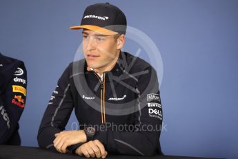 World © Octane Photographic Ltd. Formula 1 – Canadian GP - Thursday Driver Press Conference. McLaren – Stoffel Vandoorne. Circuit Gilles Villeneuve, Montreal, Canada. Thursday 7th June 2018.