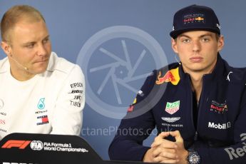 World © Octane Photographic Ltd. Formula 1 – Canadian GP - Thursday Driver Press Conference. Aston Martin Red Bull Racing TAG Heuer - Max Verstappen. Circuit Gilles Villeneuve, Montreal, Canada. Thursday 7th June 2018.