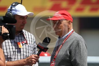 World © Octane Photographic Ltd. Formula 1 - Canadian GP - Grid. Niki Lauda - Non-Executive Chairman of Mercedes-Benz Motorsport. Circuit Gilles Villeneuve, Montreal, Canada. Sunday 10th June 2018.