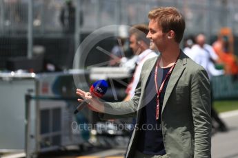 World © Octane Photographic Ltd. Formula 1 - Canadian GP - Grid. Nico Rosberg. Circuit Gilles Villeneuve, Montreal, Canada. Sunday 10th June 2018.