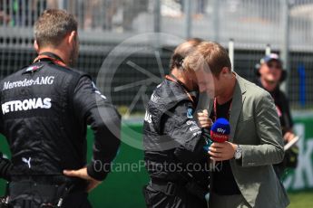 World © Octane Photographic Ltd. Formula 1 - Canadian GP - Grid. Nico Rosberg. Circuit Gilles Villeneuve, Montreal, Canada. Sunday 10th June 2018.