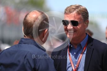 World © Octane Photographic Ltd. Formula 1 - Canadian GP - Grid. David Coulthard. Circuit Gilles Villeneuve, Montreal, Canada. Sunday 10th June 2018.