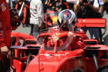 World © Octane Photographic Ltd. Formula 1 – Canadian GP - Grid. Scuderia Ferrari SF71-H – Kimi Raikkonen. Circuit Gilles Villeneuve, Montreal, Canada. Sunday 10th June 2018.