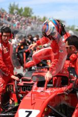 World © Octane Photographic Ltd. Formula 1 – Canadian GP - Grid. Scuderia Ferrari SF71-H – Kimi Raikkonen. Circuit Gilles Villeneuve, Montreal, Canada. Sunday 10th June 2018.