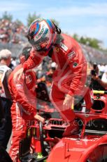 World © Octane Photographic Ltd. Formula 1 – Canadian GP - Grid. Scuderia Ferrari SF71-H – Kimi Raikkonen. Circuit Gilles Villeneuve, Montreal, Canada. Sunday 10th June 2018.