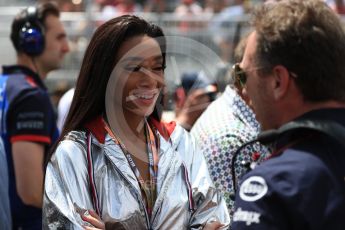 World © Octane Photographic Ltd. Formula 1 - Canadian GP - Grid. Winnie Harlow. Circuit Gilles Villeneuve, Montreal, Canada. Sunday 10th June 2018.