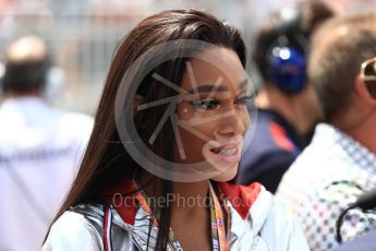 World © Octane Photographic Ltd. Formula 1 - Canadian GP - Grid. Winnie Harlow. Circuit Gilles Villeneuve, Montreal, Canada. Sunday 10th June 2018.