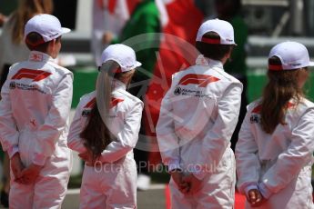 World © Octane Photographic Ltd. Formula 1 - Canadian GP - Grid. Grid Kids. Circuit Gilles Villeneuve, Montreal, Canada. Sunday 10th June 2018.