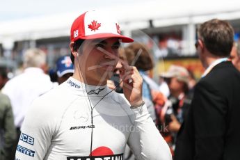 World © Octane Photographic Ltd. Formula 1 – Canadian GP - Grid. Alfa Romeo Sauber F1 Team C37 – Charles Leclerc. Circuit Gilles Villeneuve, Montreal, Canada. Sunday 10th June 2018.