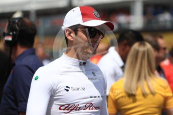 World © Octane Photographic Ltd. Formula 1 – Canadian GP - Grid. Alfa Romeo Sauber F1 Team C37 – Charles Leclerc. Circuit Gilles Villeneuve, Montreal, Canada. Sunday 10th June 2018.