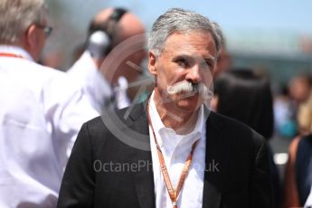 World © Octane Photographic Ltd. Formula 1 - Canadian GP - Driver Parade. Chase Carey - Chief Executive Officer of the Formula One Group. Circuit Gilles Villeneuve, Montreal, Canada. Sunday 10th June 2018.