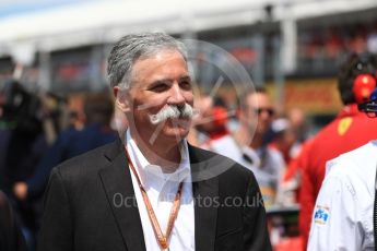 World © Octane Photographic Ltd. Formula 1 - Canadian GP - Driver Parade. Chase Carey - Chief Executive Officer of the Formula One Group. Circuit Gilles Villeneuve, Montreal, Canada. Sunday 10th June 2018.