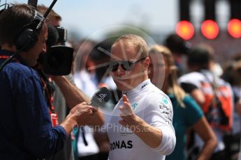 World © Octane Photographic Ltd. Formula 1 – Canadian GP - Grid. Mercedes AMG Petronas Motorsport AMG F1 W09 EQ Power+ - Valtteri Bottas. Circuit Gilles Villeneuve, Montreal, Canada. Sunday 10th June 2018.