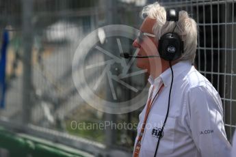 World © Octane Photographic Ltd. Formula 1 - Canadian GP - Driver Parade. Charlie Whiting – President of FIA. Circuit Gilles Villeneuve, Montreal, Canada. Sunday 10th June 2018.