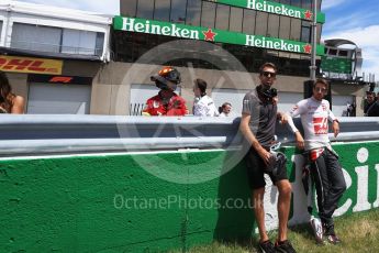 World © Octane Photographic Ltd. Formula 1 – Canadian GP - Grid. Haas F1 Team VF-18 – Romain Grosjean. Circuit Gilles Villeneuve, Montreal, Canada. Sunday 10th June 2018.