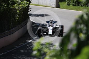 World © Octane Photographic Ltd. Formula 1 – Canadian GP - Practice 1. Williams Martini Racing FW41 – Lance Stroll. Circuit Gilles Villeneuve, Montreal, Canada. Friday 8th June 2018.