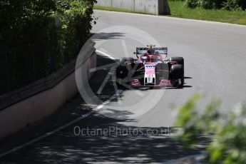 World © Octane Photographic Ltd. Formula 1 – Canadian GP - Practice 1. Sahara Force India VJM11 - Esteban Ocon. Circuit Gilles Villeneuve, Montreal, Canada. Friday 8th June 2018.