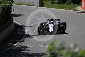 World © Octane Photographic Ltd. Formula 1 – Canadian GP - Practice 1. Williams Martini Racing FW41 – Sergey Sirotkin. Circuit Gilles Villeneuve, Montreal, Canada. Friday 8th June 2018.