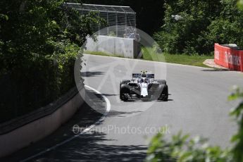 World © Octane Photographic Ltd. Formula 1 – Canadian GP - Practice 1. Williams Martini Racing FW41 – Sergey Sirotkin. Circuit Gilles Villeneuve, Montreal, Canada. Friday 8th June 2018.