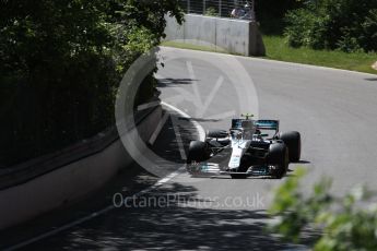 World © Octane Photographic Ltd. Formula 1 – Canadian GP - Practice 1. Mercedes AMG Petronas Motorsport AMG F1 W09 EQ Power+ - Valtteri Bottas. Circuit Gilles Villeneuve, Montreal, Canada. Friday 8th June 2018.