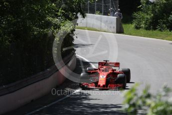 World © Octane Photographic Ltd. Formula 1 – Canadian GP - Practice 1. Scuderia Ferrari SF71-H – Sebastian Vettel. Circuit Gilles Villeneuve, Montreal, Canada. Friday 8th June 2018.