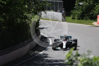 World © Octane Photographic Ltd. Formula 1 – Canadian GP - Practice 1. Mercedes AMG Petronas Motorsport AMG F1 W09 EQ Power+ - Lewis Hamilton. Circuit Gilles Villeneuve, Montreal, Canada. Friday 8th June 2018.